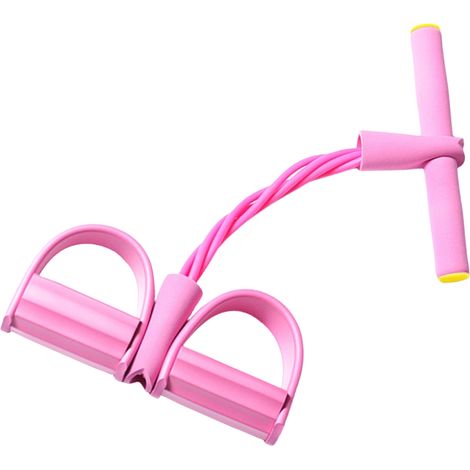 Bande élastique de résistance avec 4 tubes en mousse pour les exercices abdominaux, des jambes et des bras.