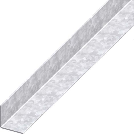 ANGOLARE IN ACCIAIO ALFER LAMINATO A FREDDO ZINCATO LATI UGUALI 15,5/15,5 PROFILO 1 MT