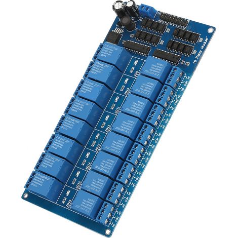 16-Kanal-12-V-Relaismodul-Schnittstellenkarte mit optischer Trennung (1/5)