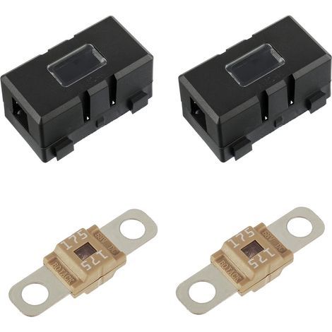 Porte-Fusible Midi - 80 A - 32 V DC - Pour Systèmes Électriques Haute Puissance - Compatible ISO 8820-5 - Lot de 2 (1/5)