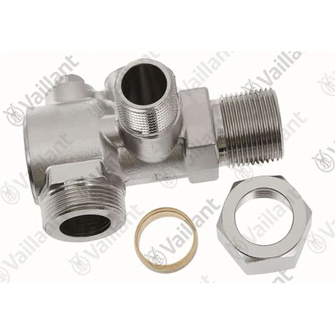 VAILLANT Grifo de mantenimiento, angular Rp 3/4 306703 Install.-Set VC Unterputz, u.w. Vaillant-Nr. , 0020224255
