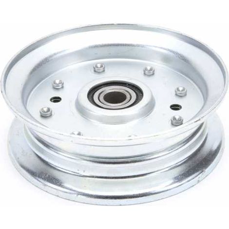 Poulie gorge plate acier avec roulement renforcé. Ø 101 mm. Diamètre rebord 120 mm (1/5)