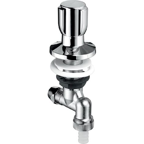 Schell Spültischventil COMFORT d 10mmxG 1/2 AG, m RV, verchromt, m RB (1/3)