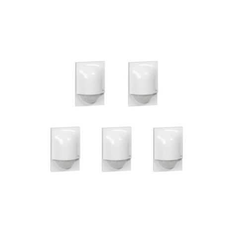 Legrand - Du00e9tecteur de mouvement PIR 140u00b0 portu00e9e 8m IP41 - Mural - Blanc - Saillie - Ru00e9f. : 048945x5 (1/4)
