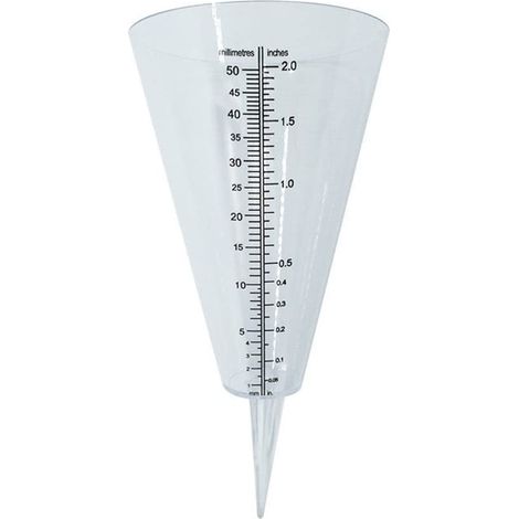 Jauge de pluie pour surveiller les niveaux de pluie avec échelle facile à lire, le pluviomètre d'extérieur parfait pour votre jardin (1/5)