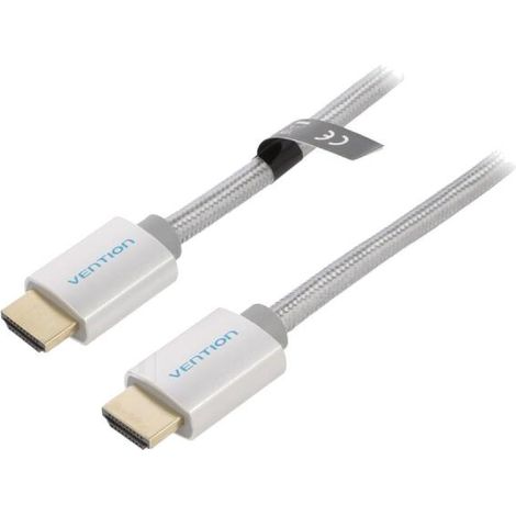 Cable HDMI 2.0 prise male des deux cotes UHD 4K 3D 1.5m - Noir