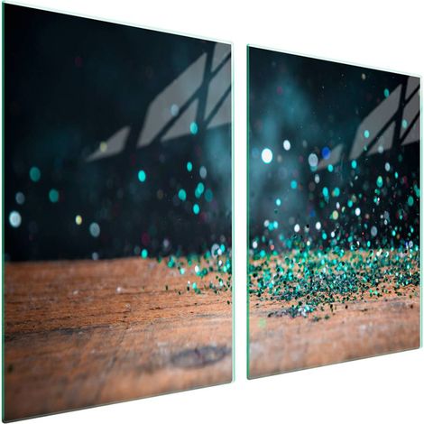 Protection de plaque de cuisson en verre 2x45x52 à paillettes (1/5)