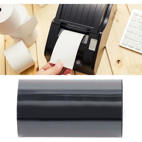 Ruban adhésif thermocollant KB100-B pour imprimante de codes-barres, ruban ciré 110 mm x 300 m (1/5)