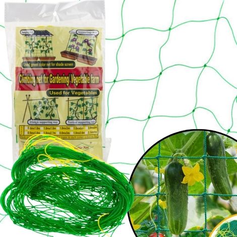 Malla verde de 0,9 x 1,8 m para soporte de plantas trepadoras, trepadoras y escaleras. (1/5)
