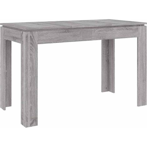Maison Exclusive - Esstisch Grau Sonoma 120x60x76 cm Holzwerkstof (1/5)