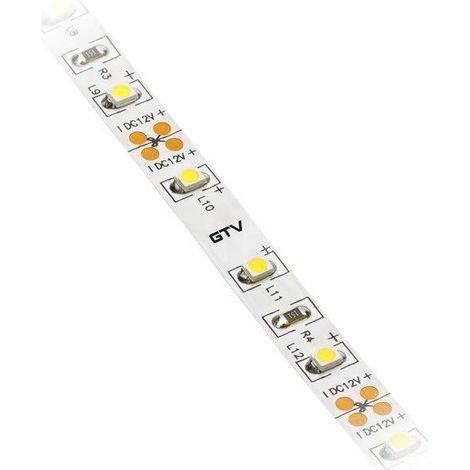 Ruban LED FLASH 2835, 300 LED blanc froid, 30 W, sans gel, 8 mm, rouleau de 5 m, 12 V (1/3)