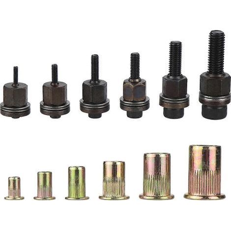 Outil à riveter avec adaptateur de perceuse M3/M4/M5/M6/M8/M10. rivetage manuel. électrique. sans fil (1/5)