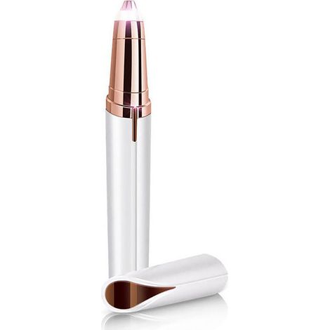 Sourcil électrique femme tondeuse automatique beauté épilation rasoir blanc (1/3)