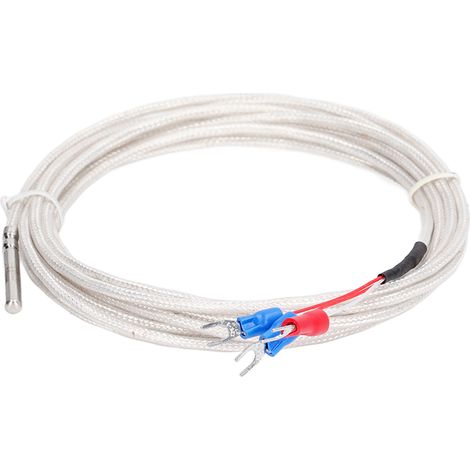 Sonde de température Pt100 étanche à 3 fils, thermistance de type K, thermocouple pour régulateur de température constante, 3 m (1/5)