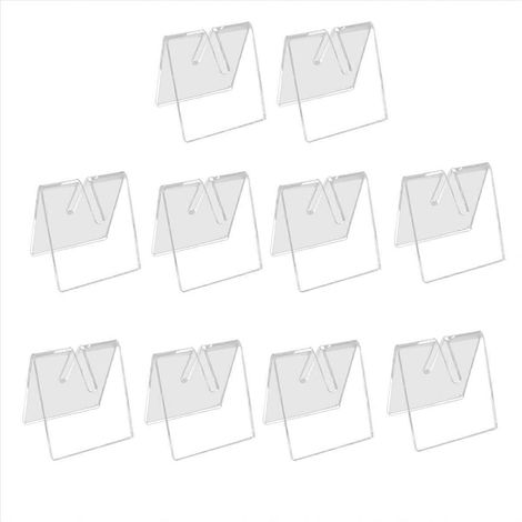 10 présentoirs transparents en acrylique pour lames de couteaux pliants et de poche (1/5)