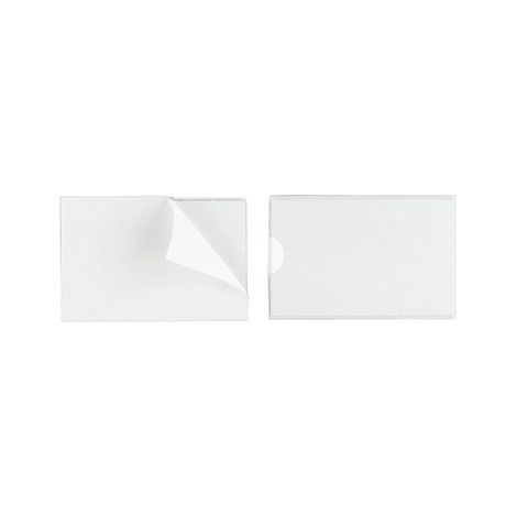 Durable pocketfix Beutel mit 10 selbstklebenden Hülsen 90x57mm transparent pvc -10u- (1/4)