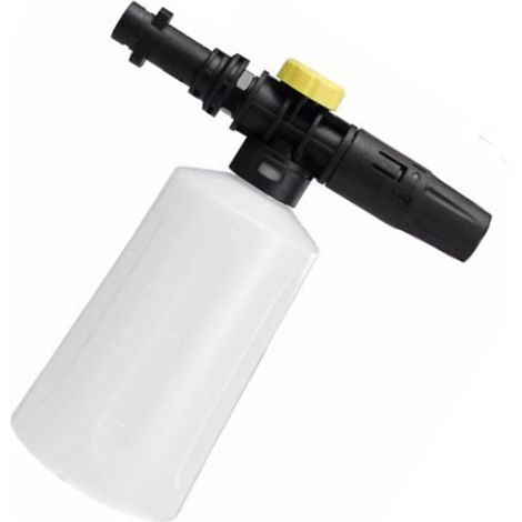 Schaumsprühflasche 750 ml Fassungsvermögen, Kunststoff, Hochdruck, einstellbare Skala, transparent, für die Autowäsche (1/5)
