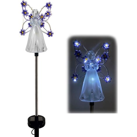 1 Lampe solaire ange, design élégant, matériaux résistants, autonomie 6-12h, pour jardin cour (1/5)