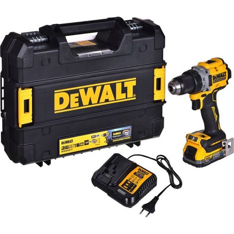DeWalt DCD800E1T Brushless Drill Driver XR 18V PowerStack Li-Ion Kit