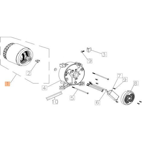 MOTOR ELÉCTRICO ORIGINAL EMAK L66152260