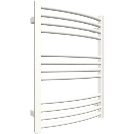 Sèche-serviette mixte blanc - (HxL) 660x600mm - 400 Watt - 343 Watt - LEN660-600PZ8B