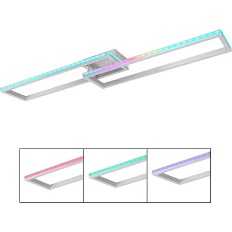 Globo - plafoniera - SALMOS - argento - metallo - LED - 67209-45D