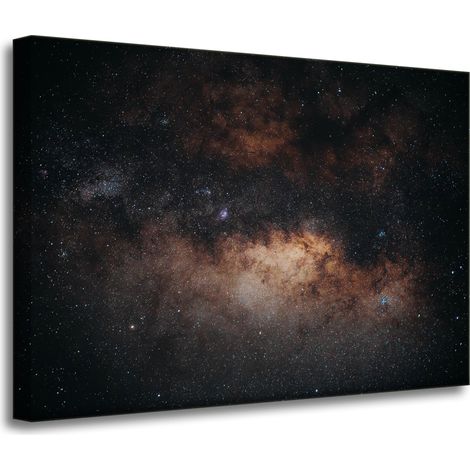 Leinwanddruck Weltraumgalaxie Sterne 70x50 cm