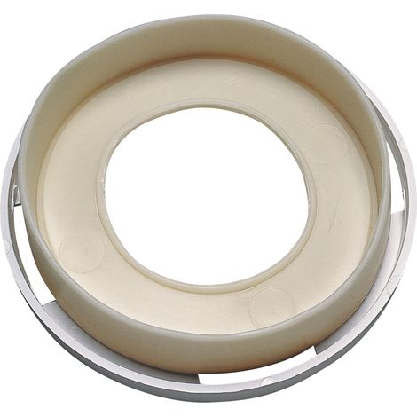 Wirquin – Bague sortie de cuvette avec joint pour pipe rigide – Accessoire de fixation pour abattant – Étanchéité parfaite – Installation rapide