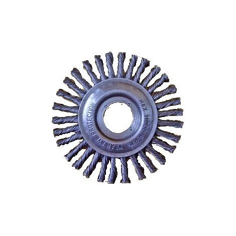 Spazzola a tazza piatta da 4 pollici
