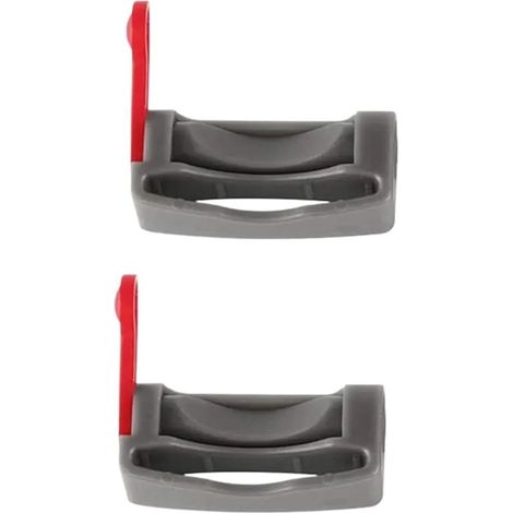 Staffa di fissaggio con blocco, compatibile con Dyson V6, V7, V8, V10, V11, V15, parti di ricambio per aspirapolvere portatile (2 pezzi)