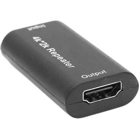 Extendeur HDMI télécommandé par infrarouge, régénérateur de signal 24AWG, ne nécessite aucune alimentation électrique et convient aux halls d'exposition, aux marchés de la télévision, aux marchés bour (1/2)
