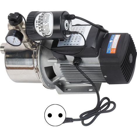 Pompe à jet automatique en acier inoxydable 1500 W, pompe de surpression domestique 220 V (norme européenne) (1/5)