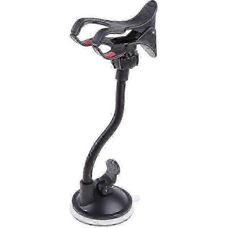 Support de téléphone à col de cygne avec pince à long bras pour pare-brise/tableau de bord, durable (1/5)
