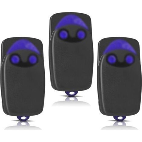 3 Pièces Remplacement pour télécommande NICE, télécommande portail 433,92MHz 2 canaux, compatible avec Flo1r-s, Flo2r-s, Flo4r-s (1/5)