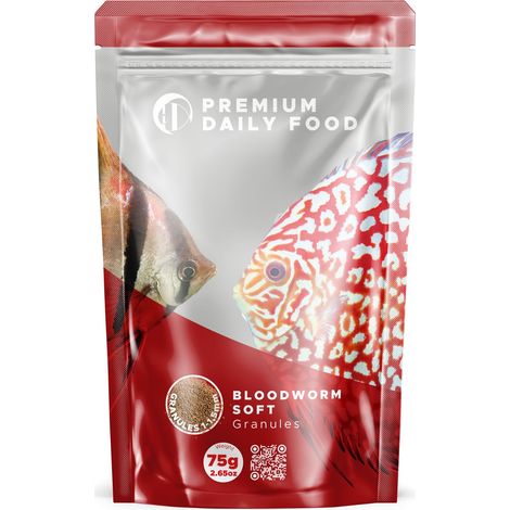 Granulés mous de vers de vase 75 g