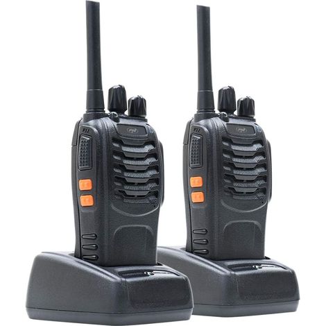 Radio Portable PMR R40 Pro, Ensemble de 2 pièces, 0,5W, ASQ, TOT, Moniteur, programmables, Batteries 1200mAh, chargeurs et écouteurs Inclus, VOX Function (1/5)