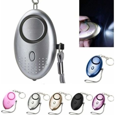 Pink Personal Alarm 130dB Loud Personal Security Alarm with Emergency Safety Alarm and LED Flashlight (1/4)