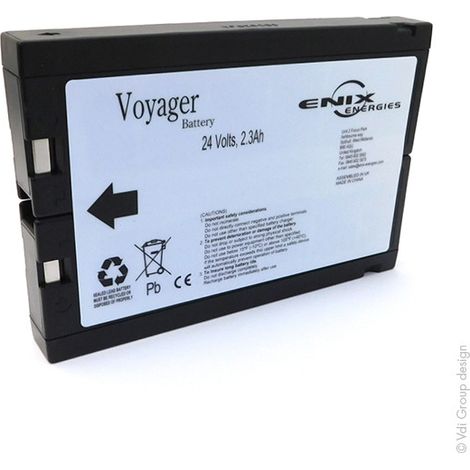NX - Batterie médicale rechargeable 2x ES 2S1P ST5 24V 2.3Ah Cont