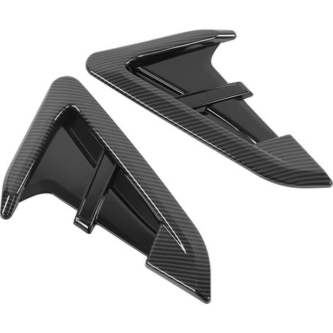 2 pièces garniture de bouche d'aération latérale pour auto, accessoire extérieur remplacement X3 G01 2018-2021, style fibre de carbone, couvre-vent design (1/5)