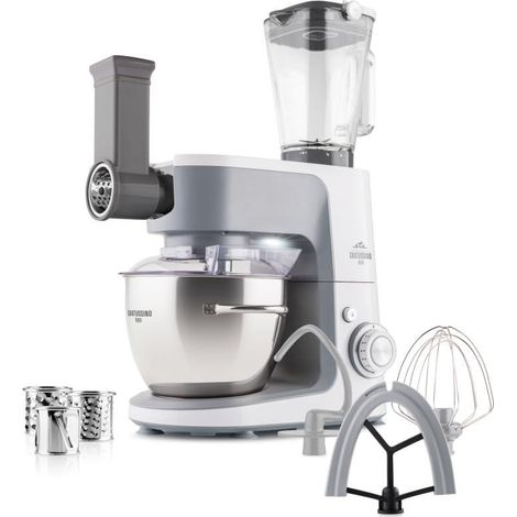 Eta Gratussino III Bravo robot de cuisine blanc gris