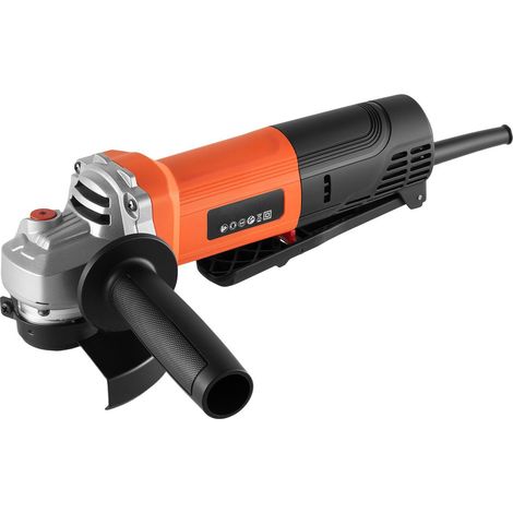 Meuleuse d'angle électrique 114,3 mm, 4,5 A, 12 000 tr/min, avec carter anti-poussière réglable pour le meulage, la découpe et l'élimination de la rouille des métaux (disque non inclus). (1/5)