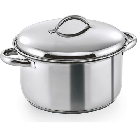 Faitout avec couvercle COOKWARE 19 Ø 16 cm H 9,5 cm 1,8 ltr inox - Was Germany (1/2)