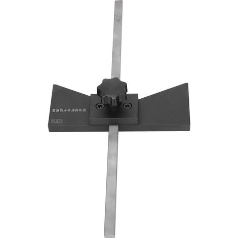 Traceur de centre pour bois, gabarit de perçage circulaire en aluminium (1/5)