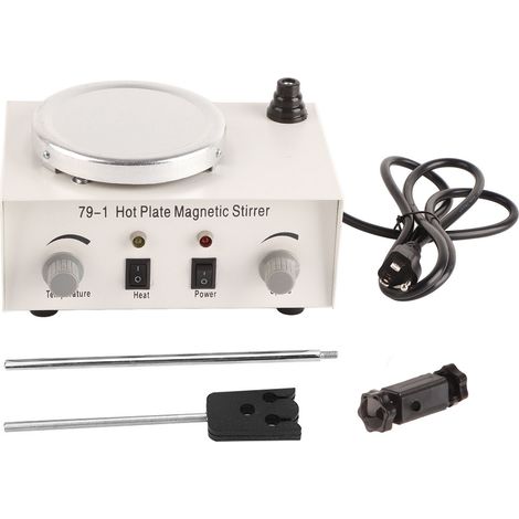 Magnetic Stirrer Hot Plate Temperature Control Mixer Stirring Laboratory US Plug 110V (1/5)