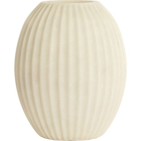 Vaso bianco in plastica suggestivo Light & Living Miralli (1/3)