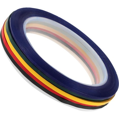 MAGICLULU 6 Rollos Cinta Aislante Adhesiva de Enmascarar para (1/5)
