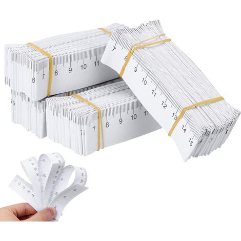 Ruban À Mesurer En Papier Jetable Double Face 1 Mètre 100 Pièces Règle De Mesure Des Plaies Pour Bébé Lecture De Gauche À Droite Usage Hôpital Et Industrie (1/5)