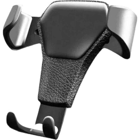 Support Téléphone Voiture Universel - Fixation Grille Ventilation - Accès Facile Aux Fonctions - Matériau Durable Noir - Lot De 1 (1/5)