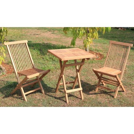 Teak Balkon Set 3-tlg.-MTH019 (1/2)
