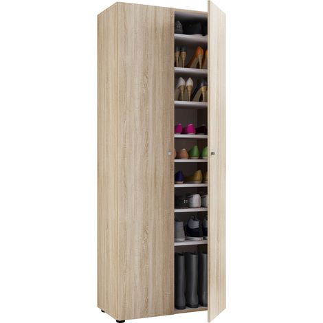 XXL Large Shoe Cabinet Vandol 9 70x178x40 - VCM